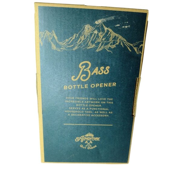 Adventure is Out There Bass Fish Bottle Opener NEW Novelty Handheld - Picture 4 of 5